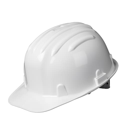 Casque de sécurité non ventilé blanc Coverguard Goeland photo du produit front L