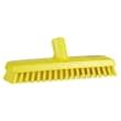 Balai lave-pont à passage d'eau fibres dures alimentaire PLP 27cm jaune Vikan photo du produit