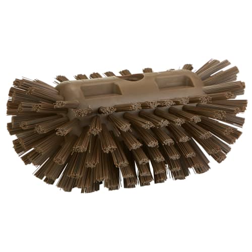 Brosse à cuve fibres dures alimentaire PLP 20,5cm marron Vikan photo du produit front L