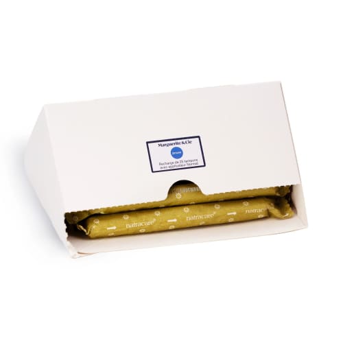 Recharges de 25 tampons avec applicateur Système Capsule Paredes x Marguerite et Cie - Colis de 2 photo du produit front L