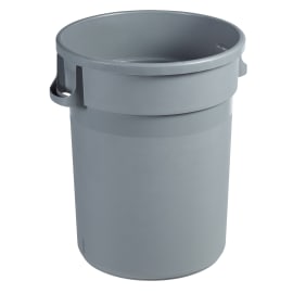 Collecteur plastique Barella 80L gris photo du produit