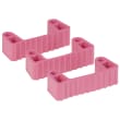 Clips pour support mural 1 ou 3 clips rose Vikan photo du produit