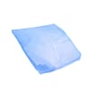 Taie d'oreiller non-tissé bleu 65 x 65 cm avec rabat photo du produit