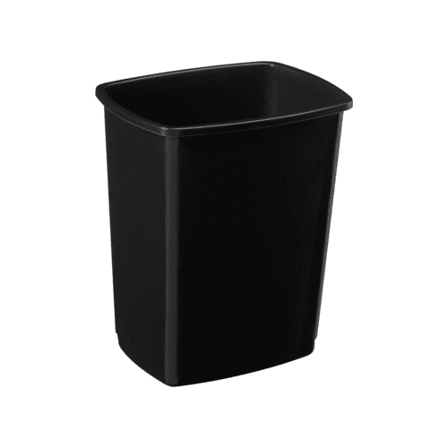 Corps de poubelle 50L Noir Rossignol photo du produit front L