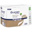 Papier toilette petit rouleau Lucart Econatural 200 feuilles havane 9,6 x 11 cm Ecolabel photo du produit