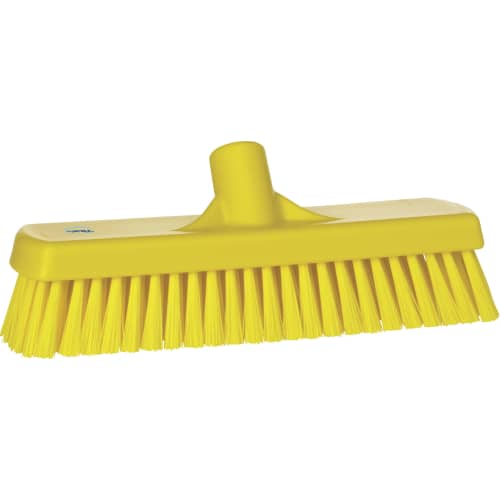 Balai lave-pont fibres dures alimentaire PLP 30,5cm jaune Vikan photo du produit front L