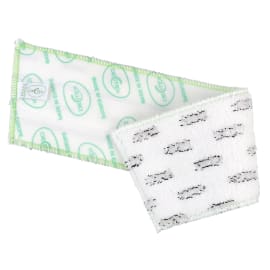 Bandeau de lavage microfibre DX1 blanc impression verte 44 x 11,5 cm Decitex photo du produit