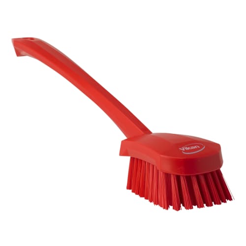 Brosse fibres dures alimentaire PLP 41,5cm rouge Vikan photo du produit front L