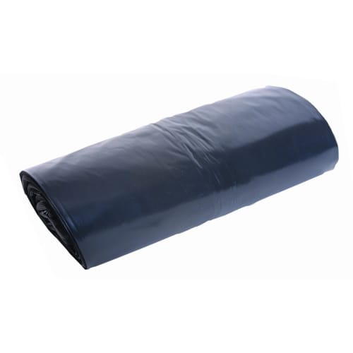 Sac plastique PE BD 30L noir 30µm photo du produit front L
