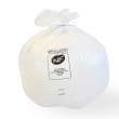 Sac plastique PE HD 50L blanc 17µm NF Jet'Sac photo du produit