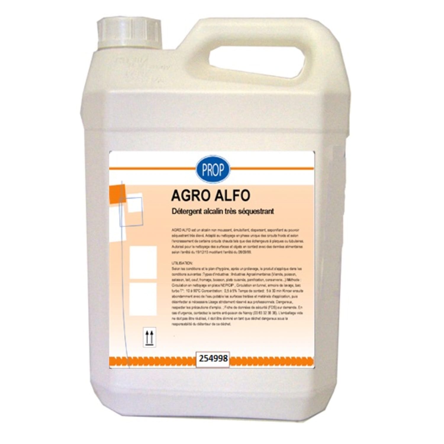 Alcalin fort non moussant très séquestrant - Agro Alfo photo du produit