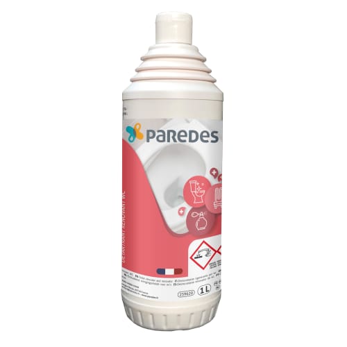 Détartrant rénovant WC Paredes SANI RENOVATE flacon de 1L photo du produit front L