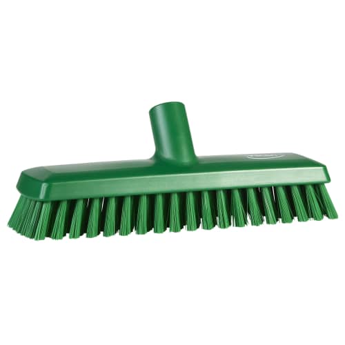 Balai lave-pont à passage d'eau fibres médium alimentaire PLP 27cm vert Vikan photo du produit front L