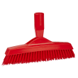 Balai frottoir articulé fibres dures alimentaire PLP 22,5cm rouge Vikan photo du produit