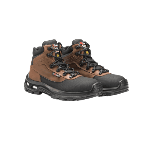 Chaussures de sécurité hautes U-Power Floyd S3 AN SRC CI ESD marron / noir pointure 42 photo du produit front L