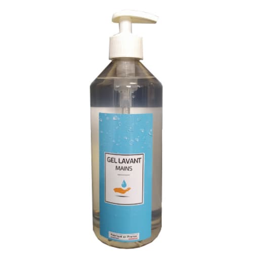 Gel lavant pour les mains flacon pompe de 500ml photo du produit front L