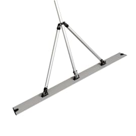 Support trapèze aluminium avec renforts 120cm à bande scratch Decitex