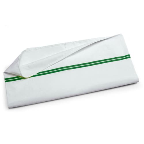 Sac à linge 70L rayé vert Filmop photo du produit front L