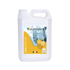 Liquide de rinçage vaisselle machine eau dure Ecolabel Paredes Lava Rinse HW bidon de 5L