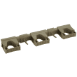 Support mural 3 clips alimentaire PLP 42cm marron Vikan photo du produit