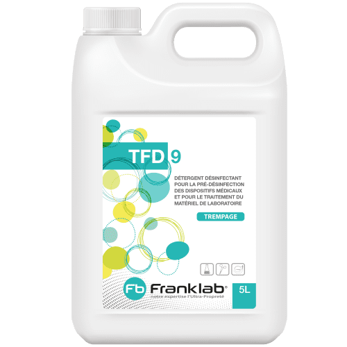 Pré-désinfectant instruments Franklab TFD9 bidon de 5L photo du produit front L