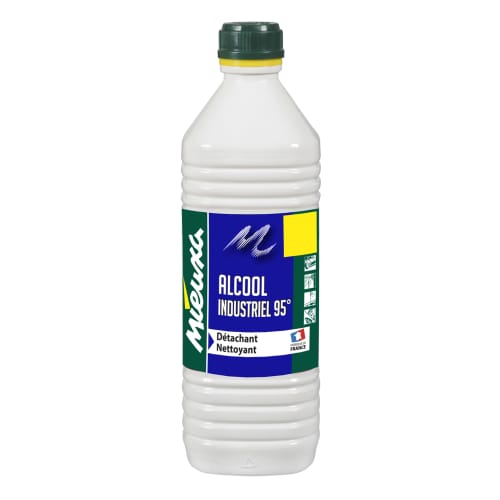 Alcool industriel 95° Mieuxa flacon de 1 L photo du produit front L