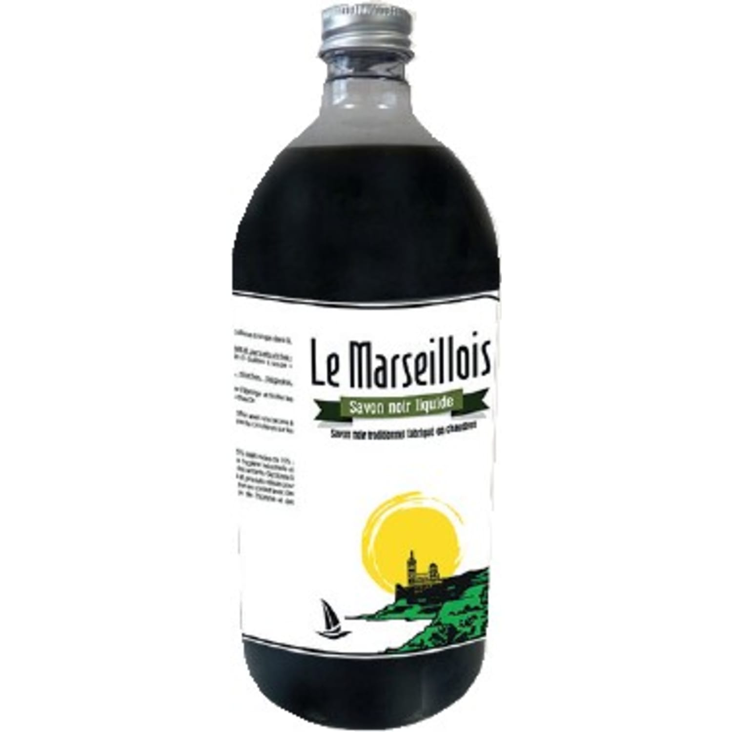 Le Marseillois savon noir liquide flacon de 1L photo du produit