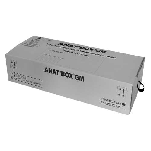 Caisse carton Anat'box pour pièces anatomiques identifiables photo du produit