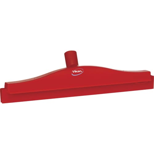 Raclette double lame pivotante alimentaire PLP caoutchouc 40,5cm rouge Vikan photo du produit front L