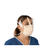 Masque médical Op-Air One Splash type IIR Kolmi bleu à lanières avec visière photo du produit
