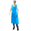 Tablier PE Paredes Bleu 80 µm lisse taille 75x140 cm photo du produit