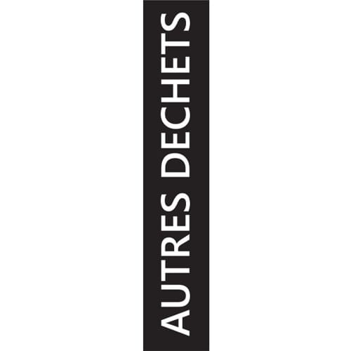 Etiquette autocollante ''Autres déchets'' Medial photo du produit front L