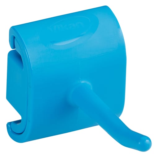 Support mural 1 crochet alimentaire PLP 4,1cm bleu Vikan photo du produit front L