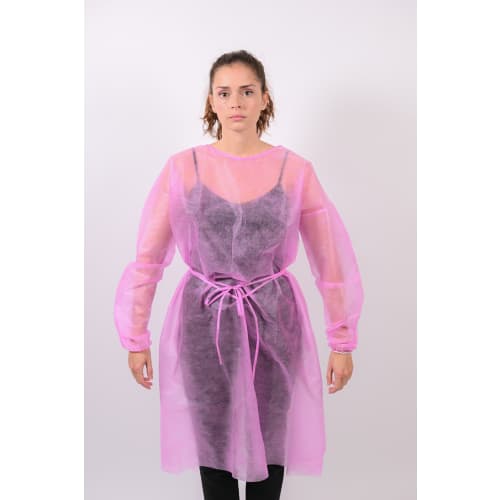 Blouse de soins AmbitionPro PLP 25 g/m² rose photo du produit front L
