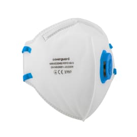 Masque FFP2 NR D pliage vertical avec valve Coverguard