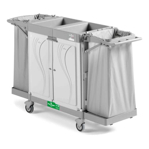 Chariot de service Alpha hotel 6301 Filmop roues silencieuses photo du produit front L