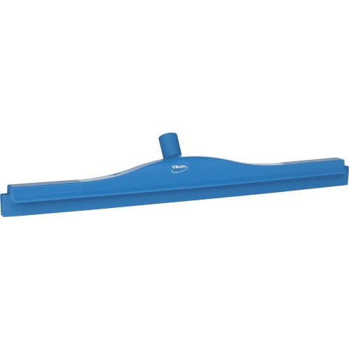 Raclette double lame pivotante alimentaire PLP caoutchouc 60cm bleu Vikan photo du produit front L