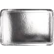 Plateau traiteur carton Manufacture de l'Éphémère 28 x 42 cm argent photo du produit