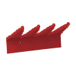 Support mural PLP 24cm rouge Vikan photo du produit