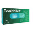 Gant de protection chimique nitrile Ansell TouchNtuff 92-600 vert non poudré taille XL photo du produit back S