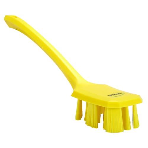Brosse fibres dures alimentaire PLP UST 39,5cm jaune Vikan photo du produit front L