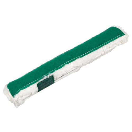 Mouilleur Pad tissu mixte fermeture scratch blanc 35cm Unger photo du produit front L