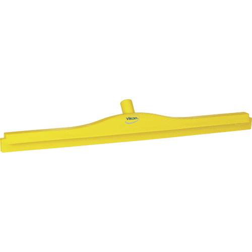 Raclette double lame alimentaire PLP caoutchouc 70cm jaune Vikan photo du produit front L