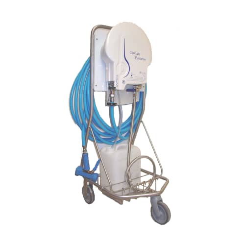 Chariot inox 3 roues pour centrale de dosage Brightwell photo du produit front L