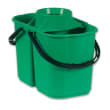 Seau bi-bac PLP 8L + 6L avec essoreur vert Filmop photo du produit