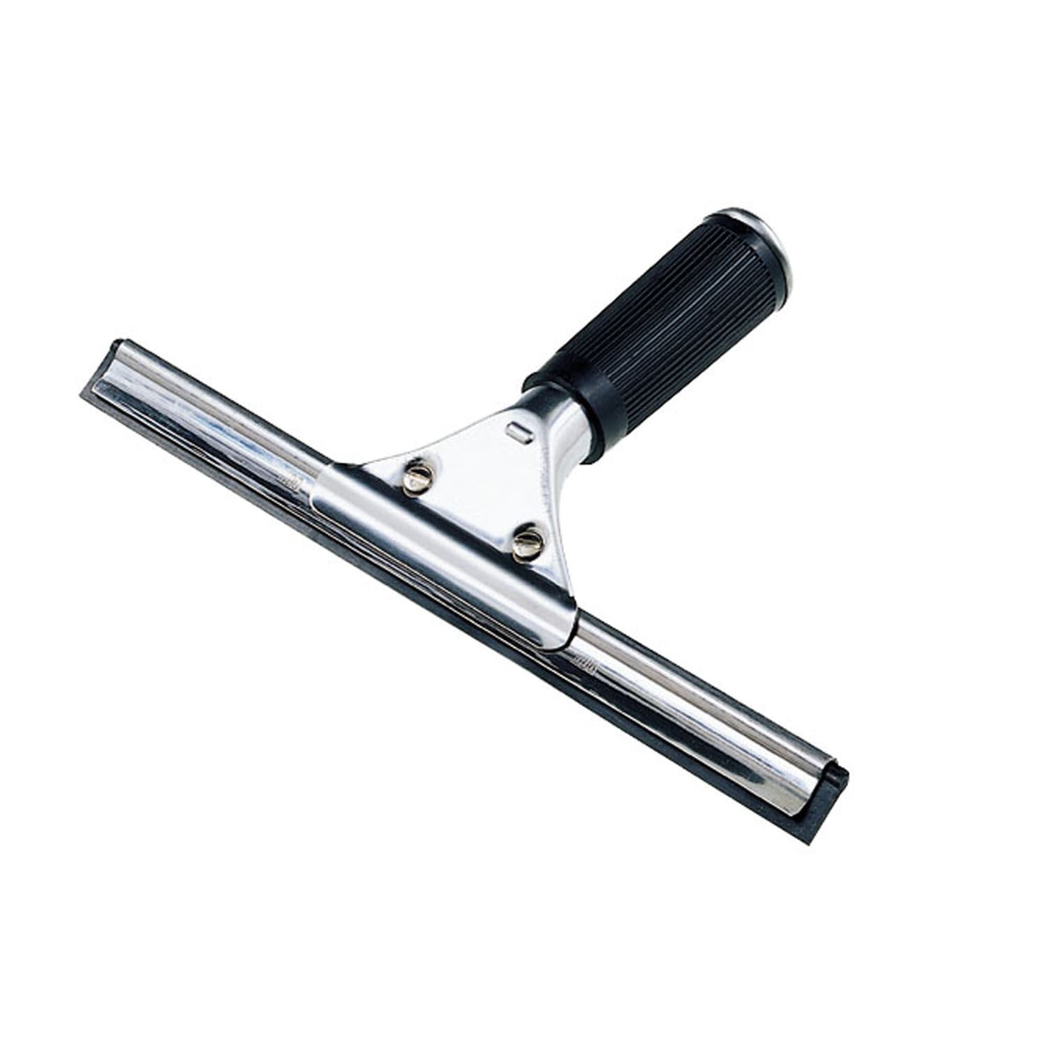 Unger ErgoTec Hard Raclette Vitres 25 Cm – Caoutchouc Dur Pour Températures Chaudes, Poignée Ergonomique, Rail S Inox