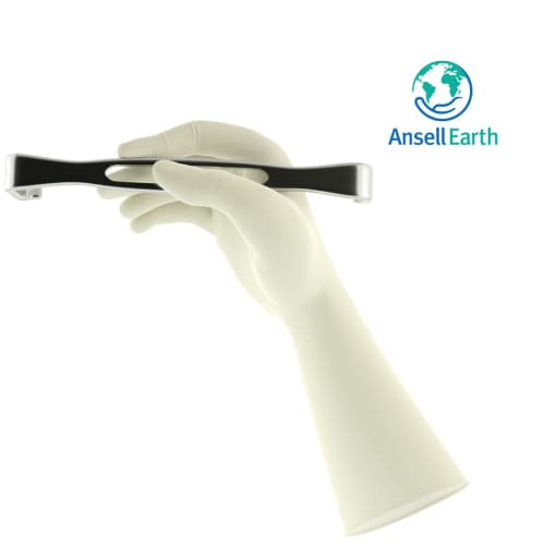 Gant à usage unique chirurgie stérile Encore Latex Ansell Textured blanc non poudré taille 8,5 photo du produit front L
