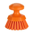 Brosse ronde fibres dures alimentaire PLP 11cm orange Vikan photo du produit