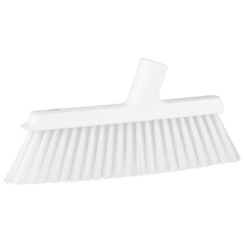 Balai biseauté avec pas de vis incliné, 250 mm, Medium, Blanc Vikan photo du produit front L