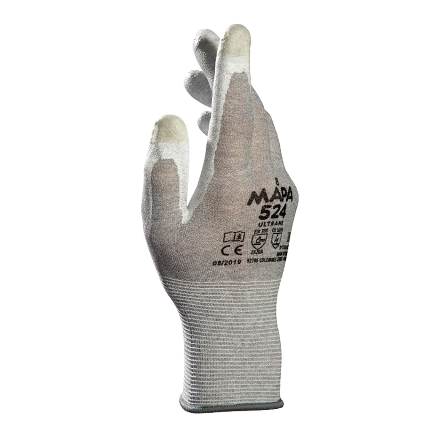 Gants de manipulation fine Mapa Professional Ultrane 524 enduction polyuréthane taille 6 photo du produit